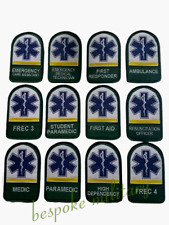 Ambulance / Paramedic / EMT / Responder / First aid / FREC ,PTS, PATCH Tombstone
