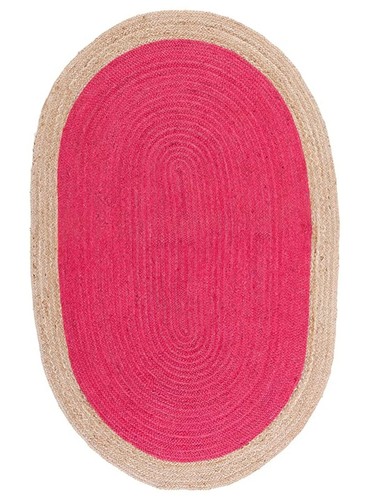 Jute rug oval farmhouse - jute,