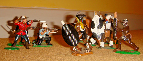 Trophy miniatures zulu war - miniatures,