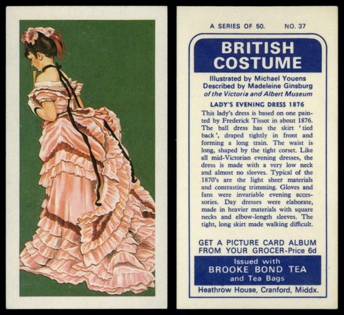 Lady evening dress 1876 - dress,