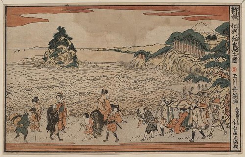 Enoshima japan 1790s travelers - japan,