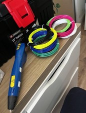 3D Printing Pen Set Doodle Printer Drawing 12 Colours PLA Filament Gift For Kids