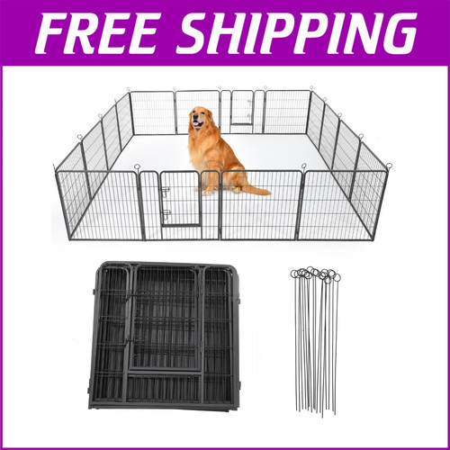 Dog playpen with door - playpen,
