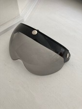 MOTORCYCLE OPEN FACE HELMET FLIP VISOR, TINTED