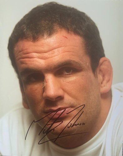Martin johnson signed 10x8 - johnson,