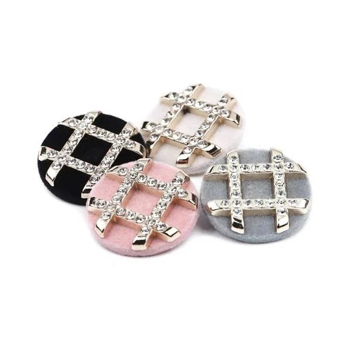 5pcs metal round buttons - of,