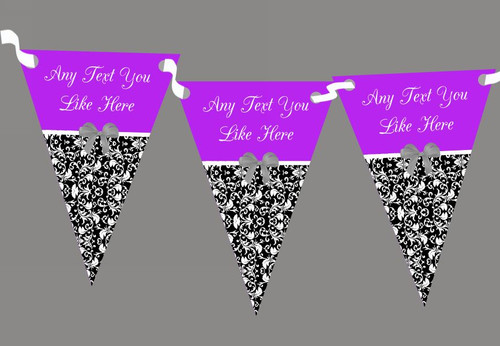Purple damask shabby chic - damask,