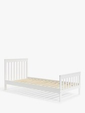 John Lewis Charlotte  Single Bed Frame, White C/407 R:22  RRP £260