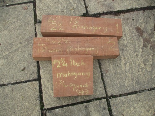 Woodturning blank mahogany - blank,