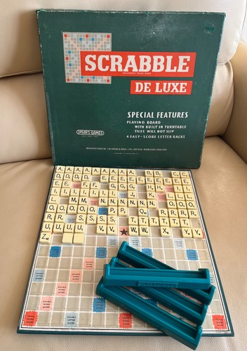 Vintage scrabble luxe - scrabble, board
