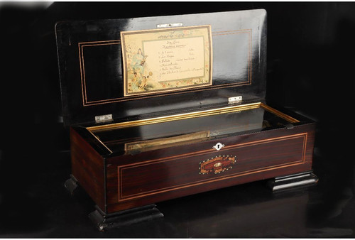 Antique swiss music box - music, 124