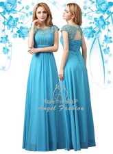 Chiffon Maxi Long A-Line Lace