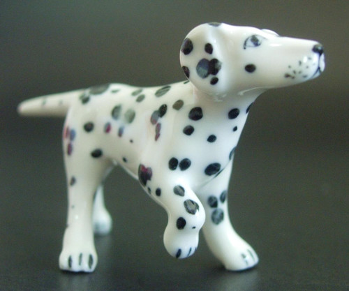 Miniature ceramic dalmatian - miniature,