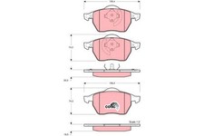 FRONT BRAKE PAD SET DISC BRAKE