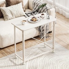 Folding Mobile Laptop Desk Computer Table Study Writing Workstation on Wheels