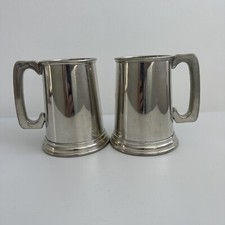 Tankard Glass Bottom Beer Mugs