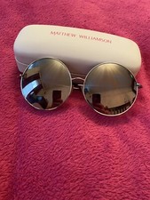 Linda Farrow X Mattew Williamson Oversized Mirrored Sunglasses