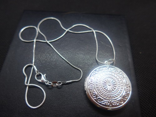 Silver round 30mm photo - silver,