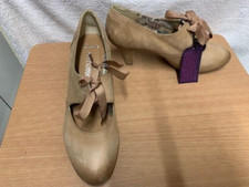 Clarks Liberty CASSIE SHORE Taupe heeled shoes Size UK 6 ( 39.5 ) D" Fit
