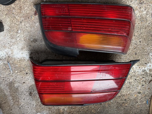 Red tail lights rear - tail,