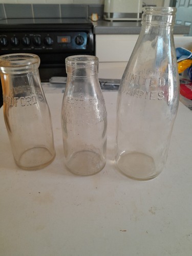 Old milk bottles all - bottles,,