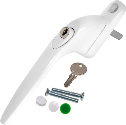 Key locking upvc window - key, handle