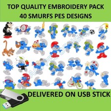 The Smurfs 40 PES designs on