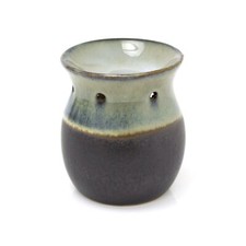 Grey ombre glaze tea light - grey,