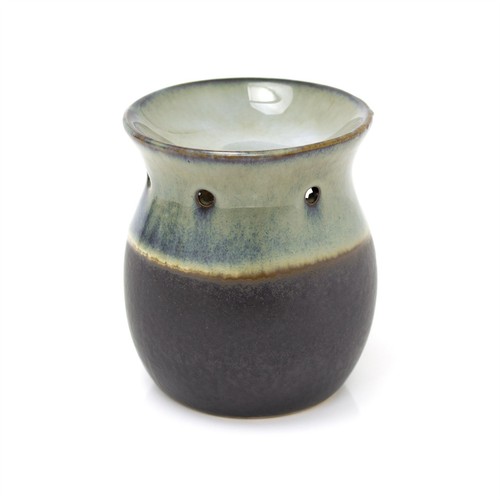 Grey ombre glaze tea light - grey,