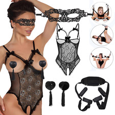 Sexy Lingerie Bondage Set Mask