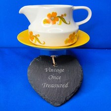 Orange & Yellow GRAVY BOAT JUG