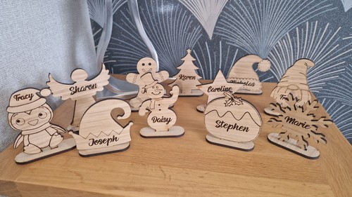 Personalised wooden christmas - personalised,
