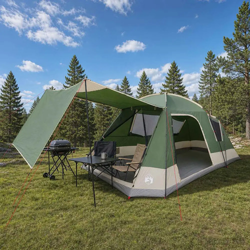 Cabin tent person - cabin, green