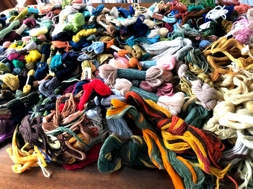 Job lot tapestry wool - ,