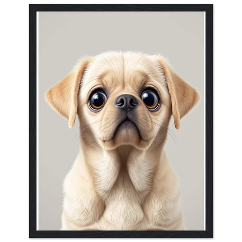 Labrador puppy eyes framed - puppy,