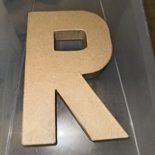 “R” LARGE PAPIER MACHE