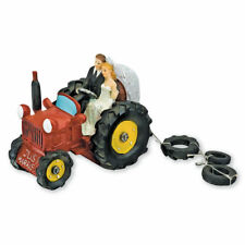 Bride & And Groom Red Tractor