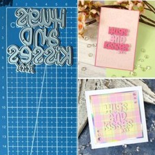 Letters Metal Cutting Dies Scrapbooking Photo Album Embossing Paper Card Crafts