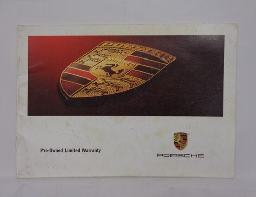 Porsche limited warranty - limited, book