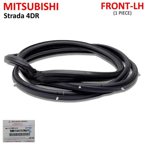 Front door rubber seal - rubber,