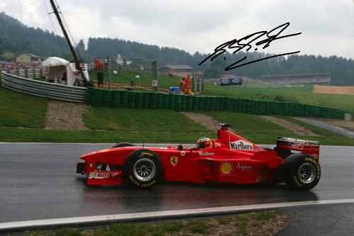Michael schumacher signed 6x4 - michael,