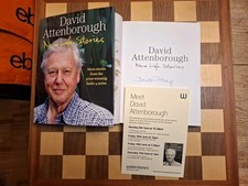 David attenborough signed new - signed,