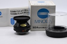 Minolta 100mm f/4 Auto Bellows Macro Lens – Near Mint Condition