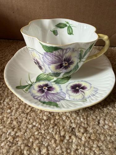 Shelley 13823 dainty pansy cup - dainty,