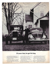 Volkswagen beetle print - volkswagen, ad