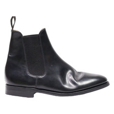 LOAKE Ankle Boots Black Leather Mens UK 10