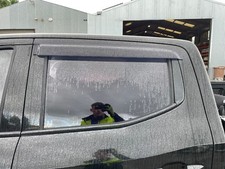 MAXUS T90E PICKUP DOOR GLASS WINDOW REAR LEFT 2021-2025 (SMOKE DMAMAGE)