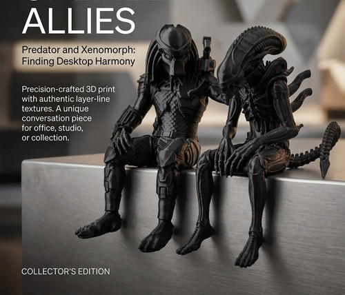 Sci alien creature - sci-fi, figurine