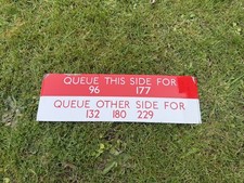 LONDON TRANSPORT BUS STOP SIGN