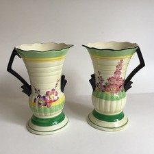 Pair Of Wade Heath - Art Deco 1930s  Vases jugs.
